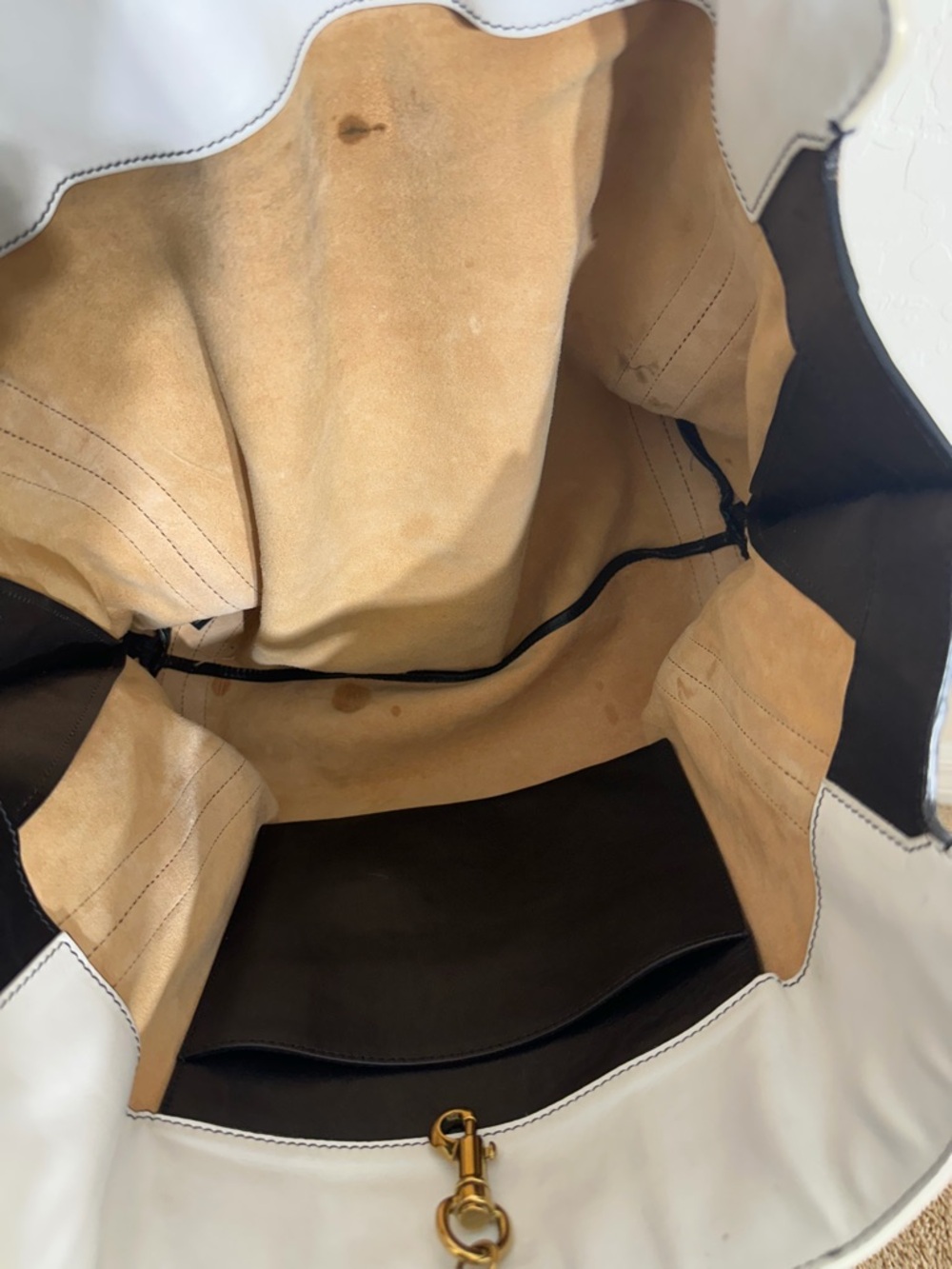 ✨ CHLOE "Alison" Large Calfskin Tote | Premium Suede Interior, Free Shipping!📦 - Picture 8 of 10